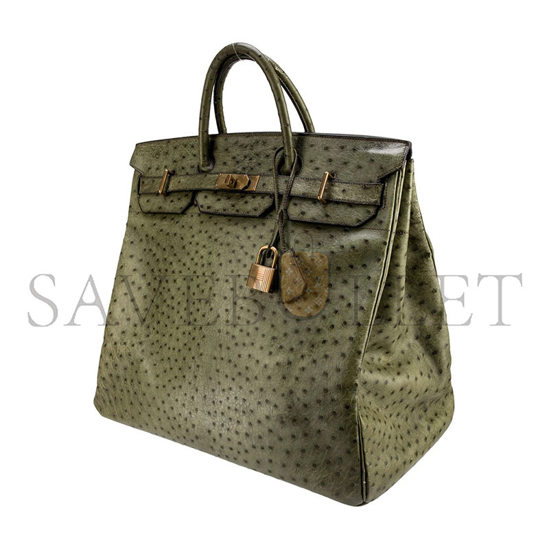 HERMÈS MASTER OSTRICH HAC BIRKIN 40 (43*41*24cm)